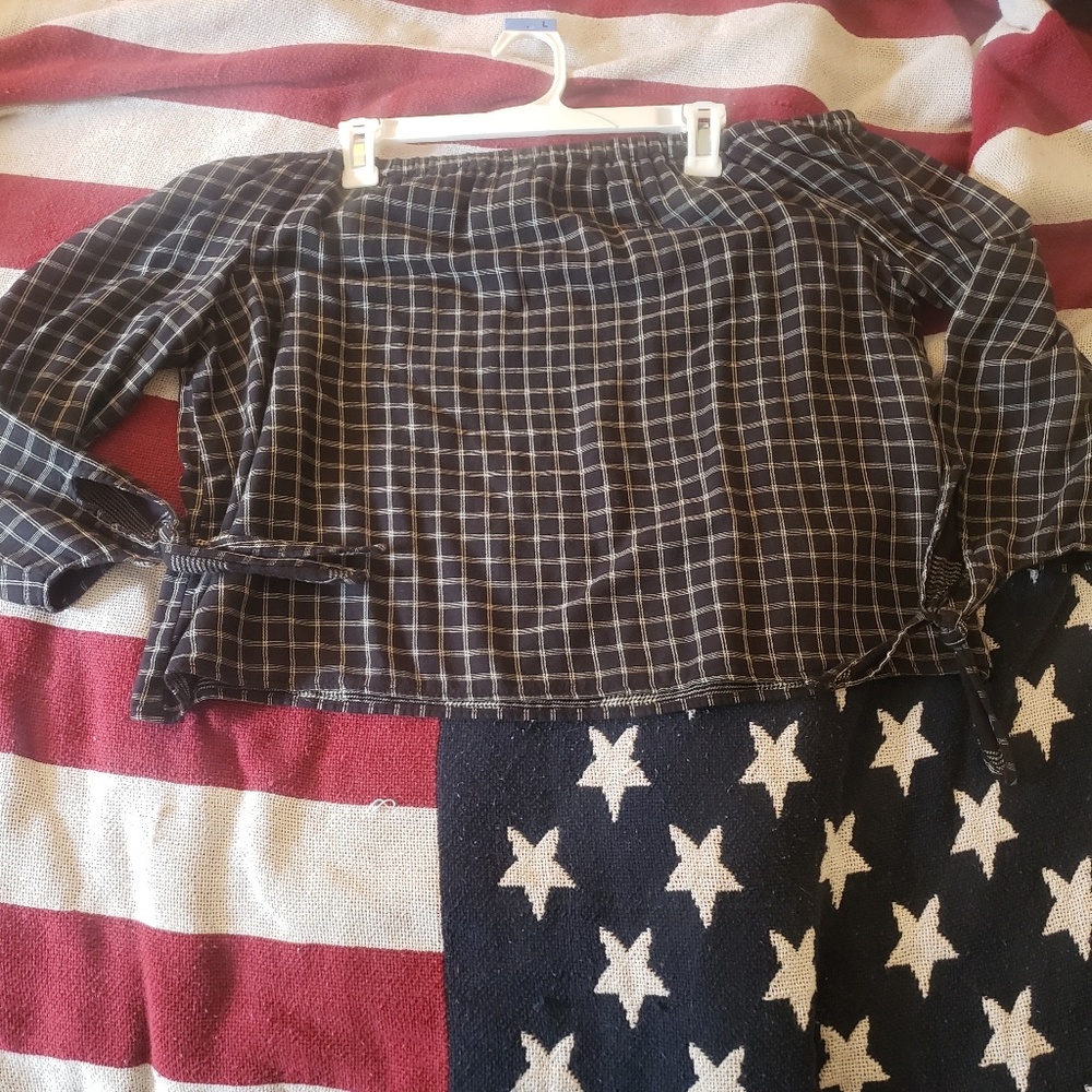 Off shoulder madewell top size large